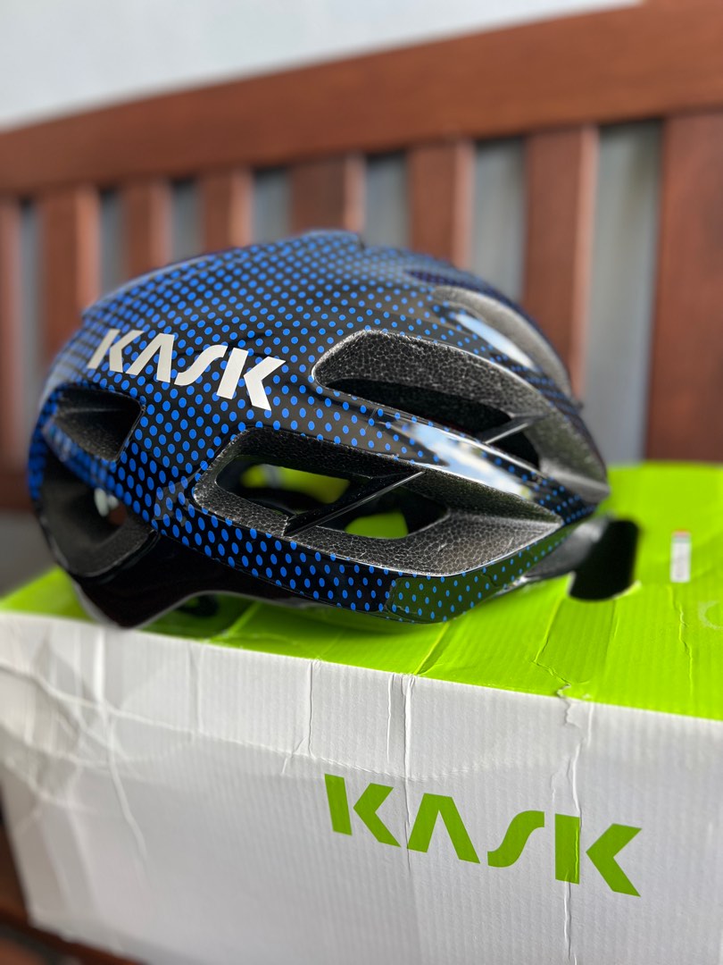 Kask protone dotted hot sale blue