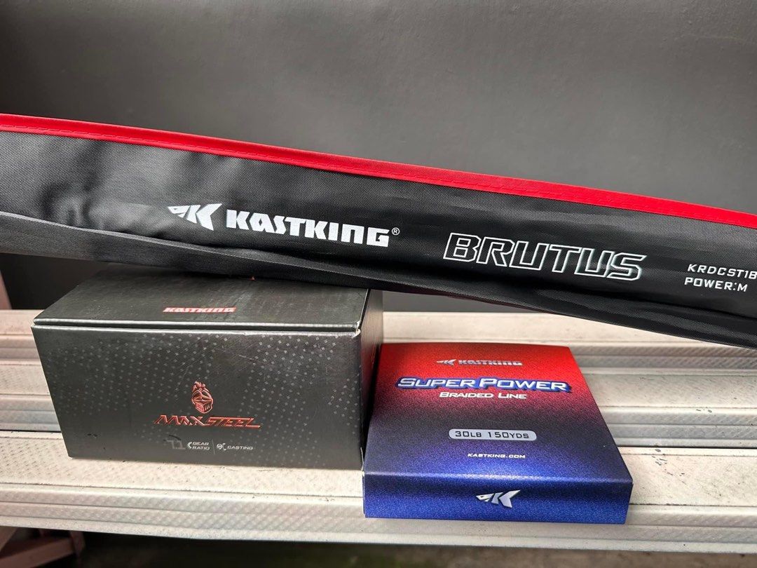 Kastking Max Steel BC & Brutus Rod Set, Sports Equipment, Fishing on  Carousell