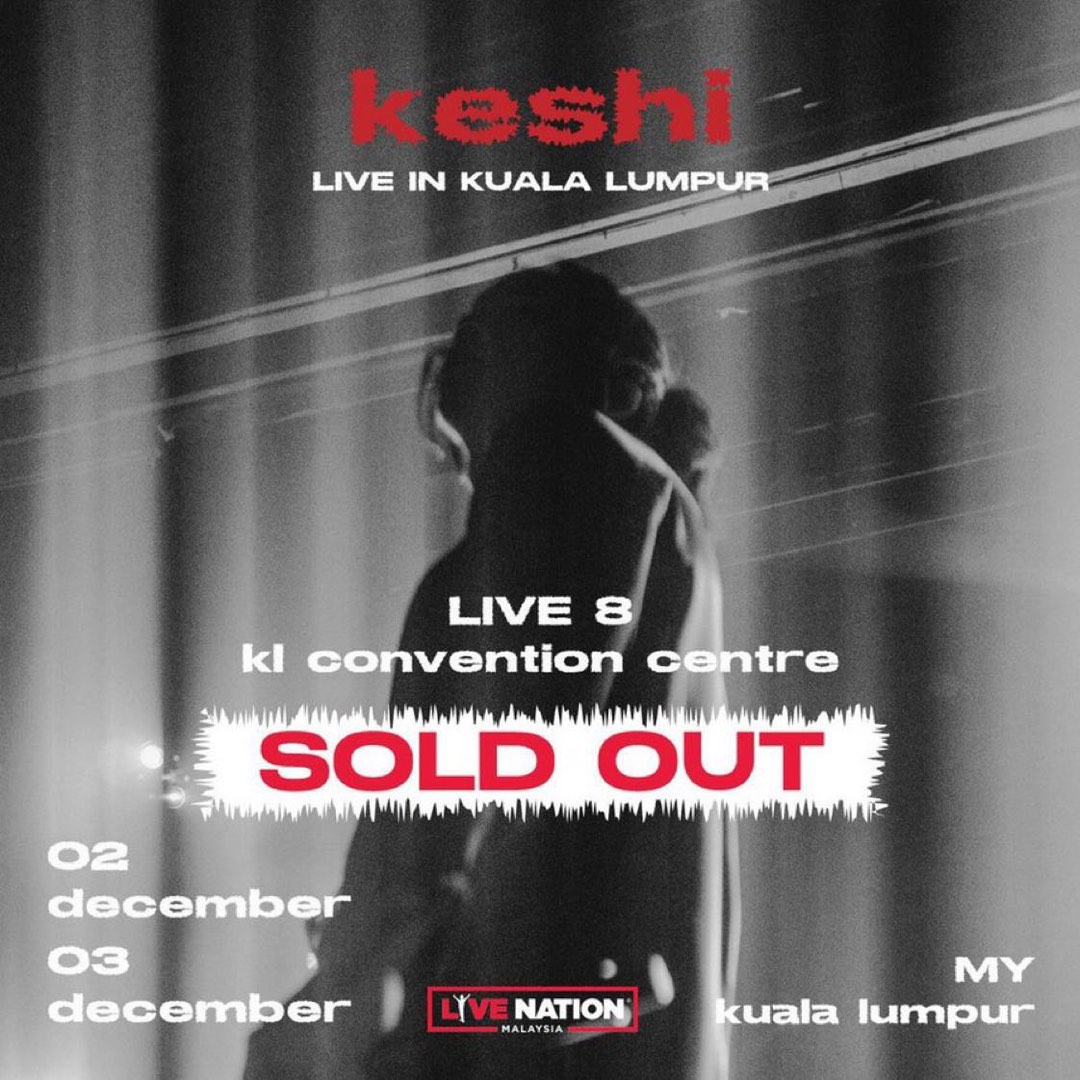 Keshi Malaysia 3 Dec (SAT) Free Standing Ticket, Tickets & Vouchers