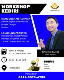 LANGSUNG PRAKTEK!! 0821-3570-6755, Workshop Digital Marketing Mendatangkan Pembeli Dari Google Di Cianjur - Golden Hand EO
