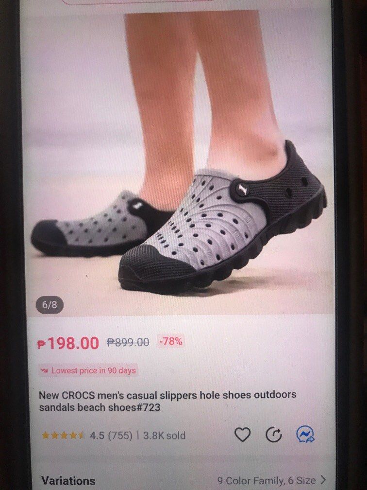 Lazada 2025 crocs sandals