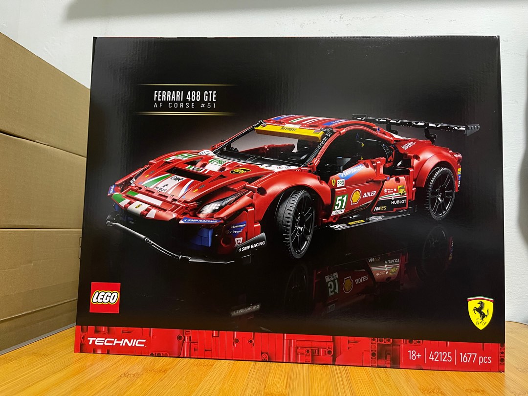 Lego Technic 42125 Ferrari 488 GTE, Hobbies & Toys, Toys & Games on ...