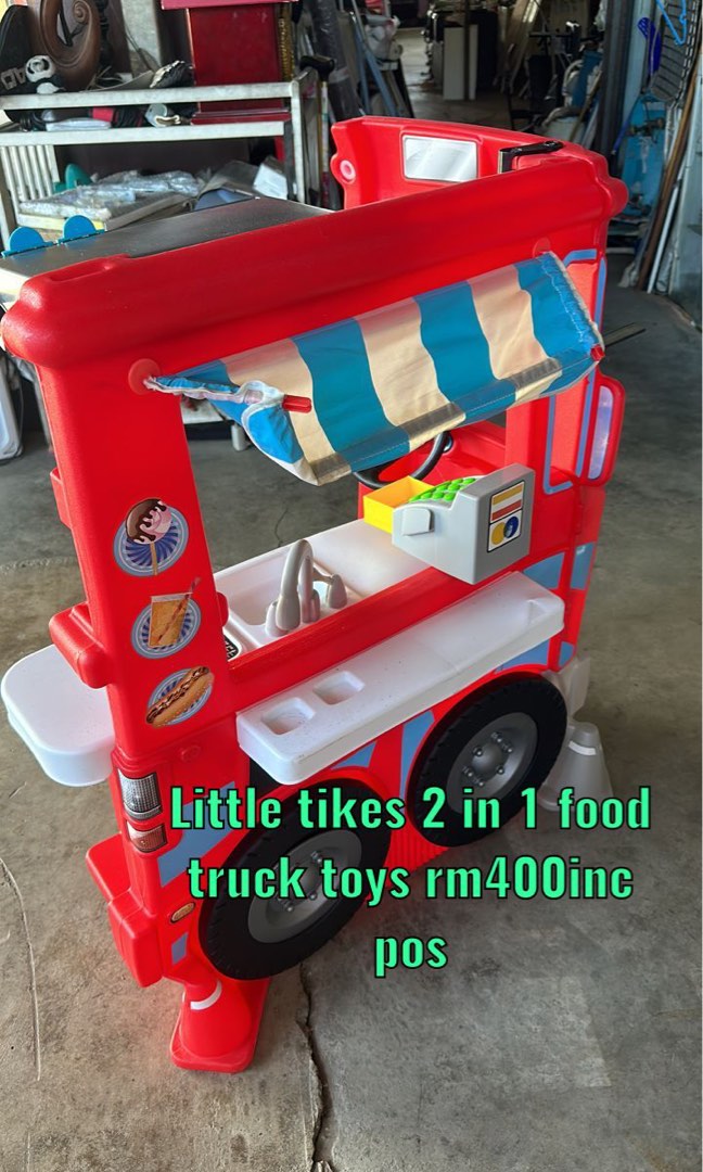 2 in 1 little tikes food truck top