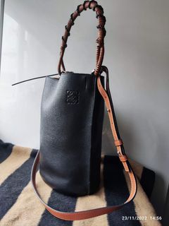 Loewe Gate Bucket Handle Bag in Brunette