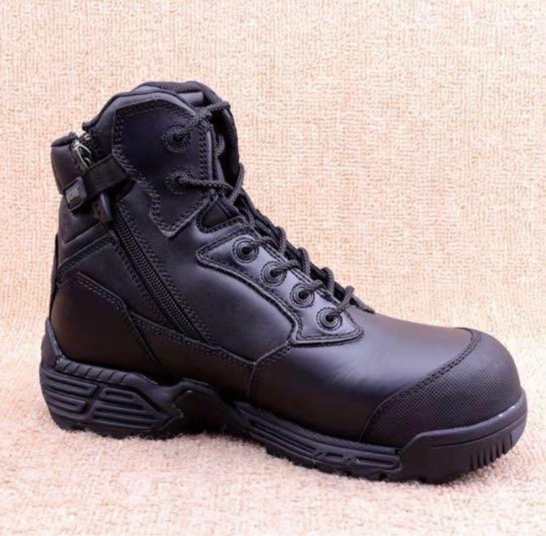 Magnum Safety Boots Stealth Force 6.0 Zip sideSafety Boots Men s Fashion Footwear Boots on Carousell