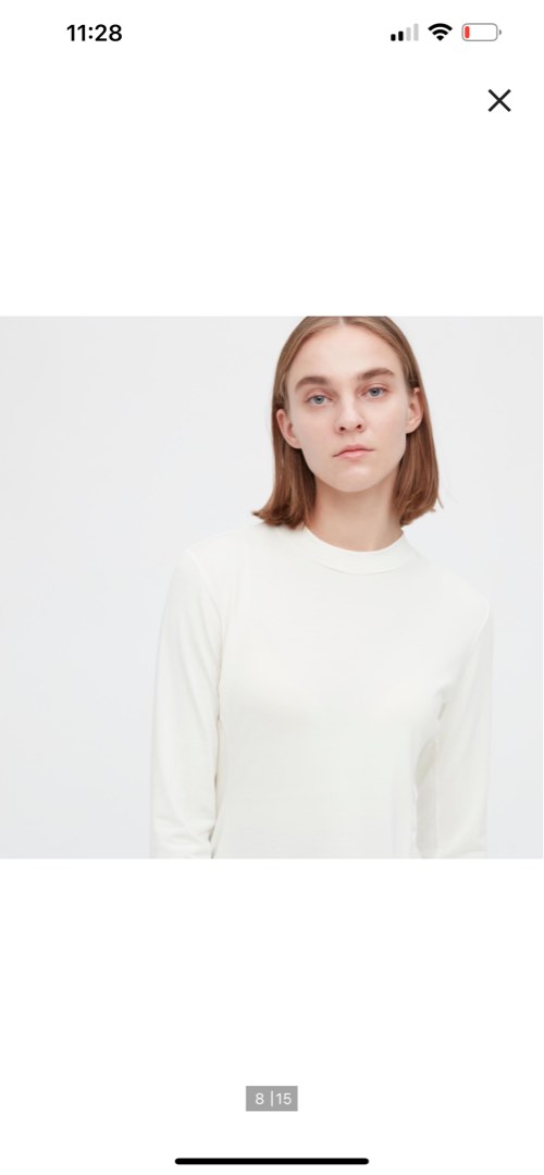 Mame Kurogouchi Heattech Wool Blend Crew Neck T-shirt in Off White (S),  Women's Fashion, Tops, Longsleeves on Carousell