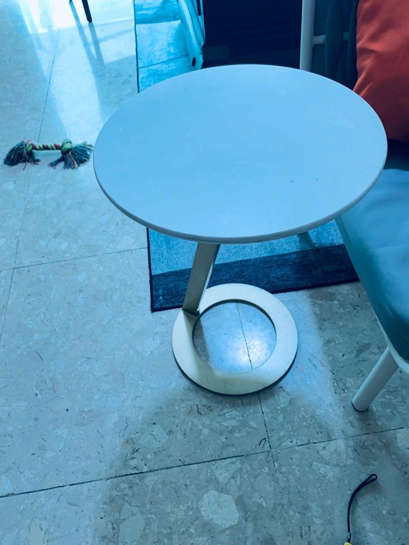 Marble Top Side Table, Furniture & Home Living, Furniture, Shelves