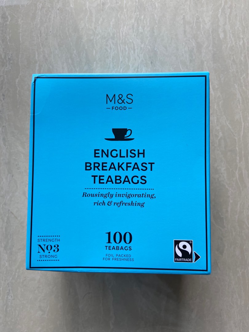 Marks&Spencer English Breakfast teabags. Unopened box, Food & Drinks ...