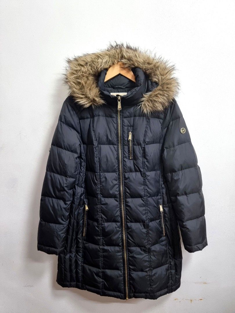 MICHAEL KORS BLACK PUFFER COAT JACKET, Women's Fashion, Coats, Jackets and  Outerwear on Carousell