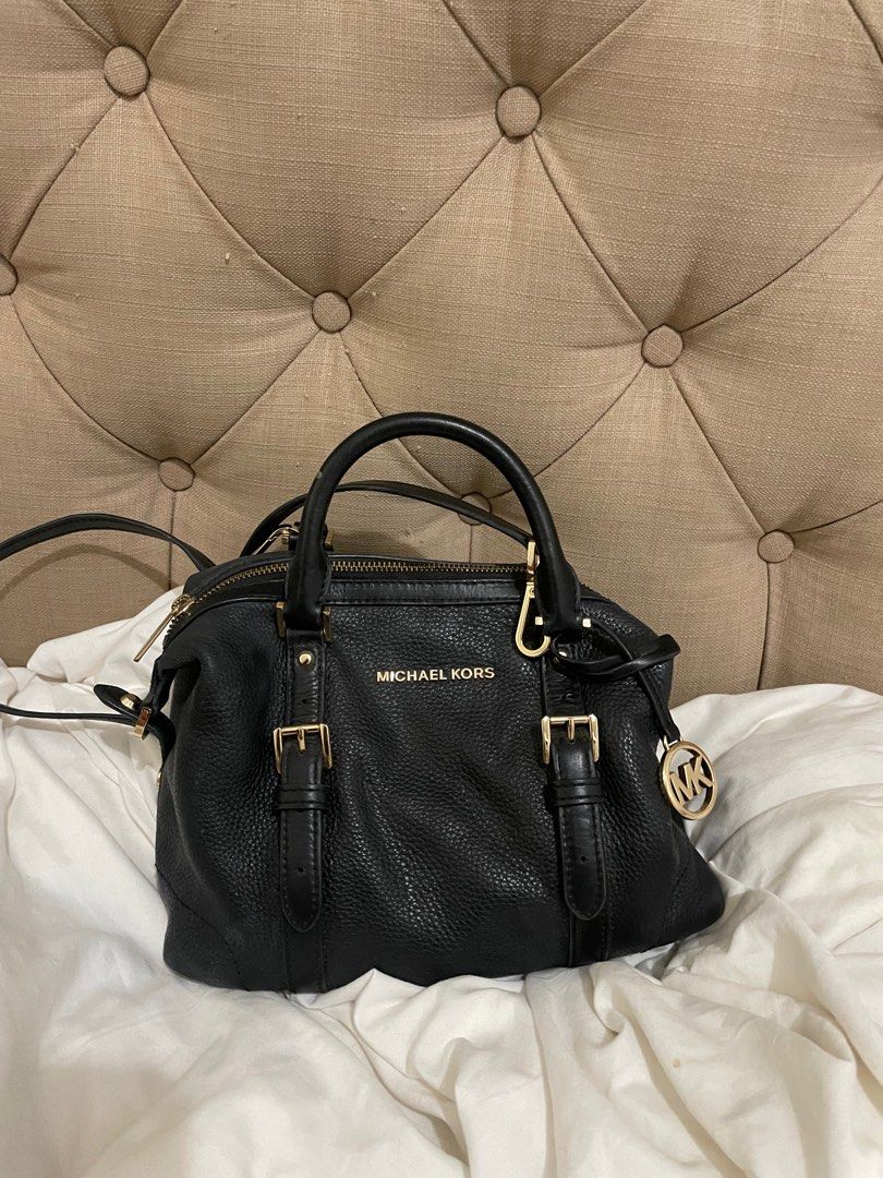 Michael kors duffel bag black best sale