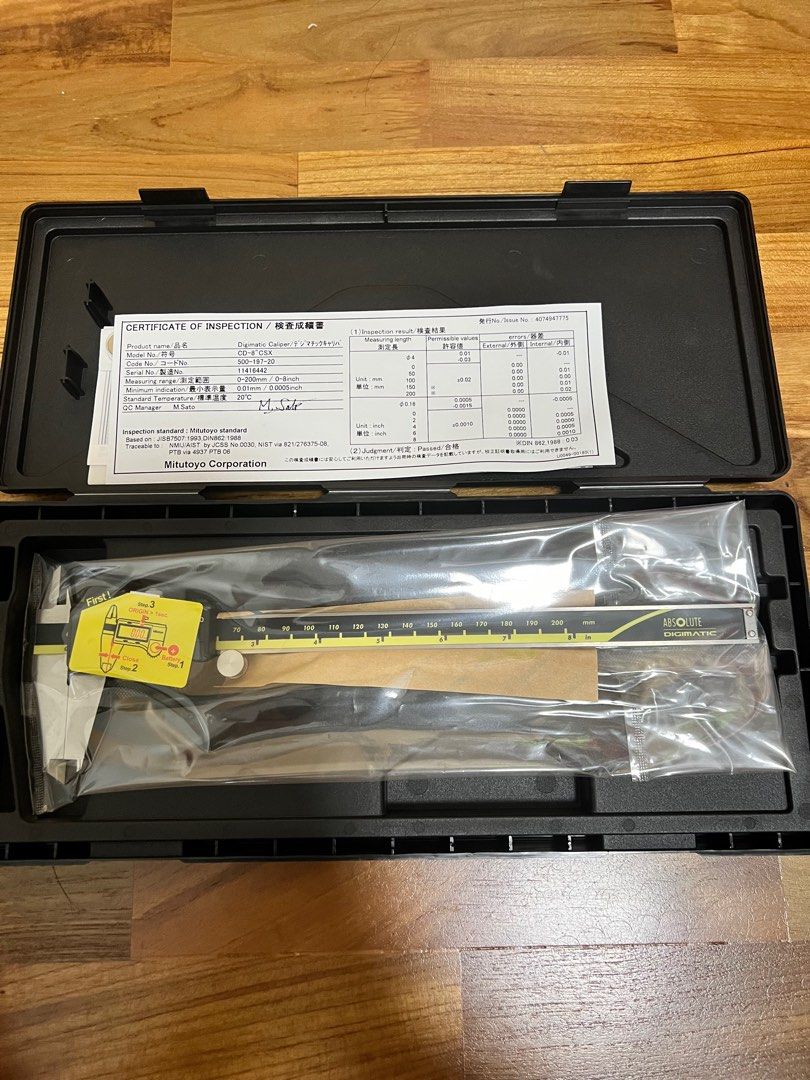 Mitutoyo Digimatic Calipers (08 inch), Furniture & Home Living, Home