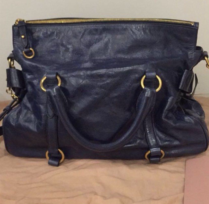 Miu Miu Bow bag, Luxury, Bags & Wallets on Carousell