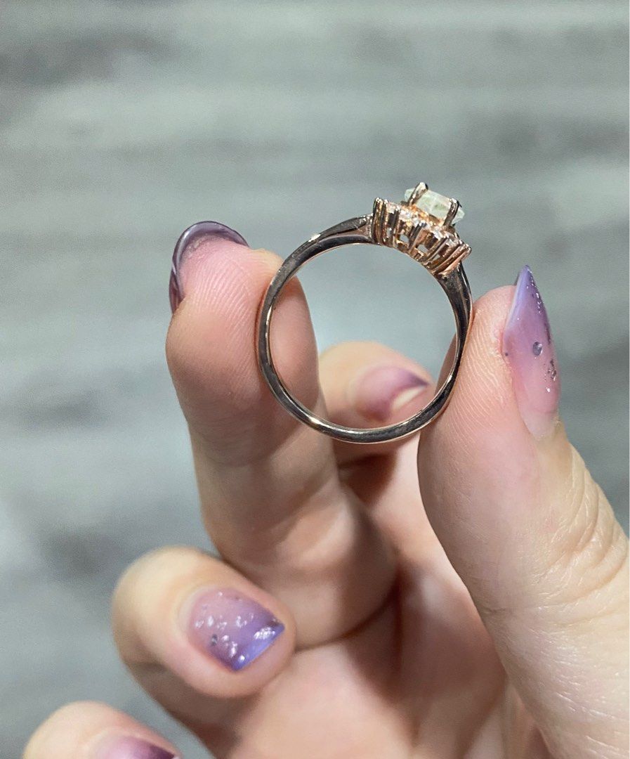 Purple hotsell moonstone ring
