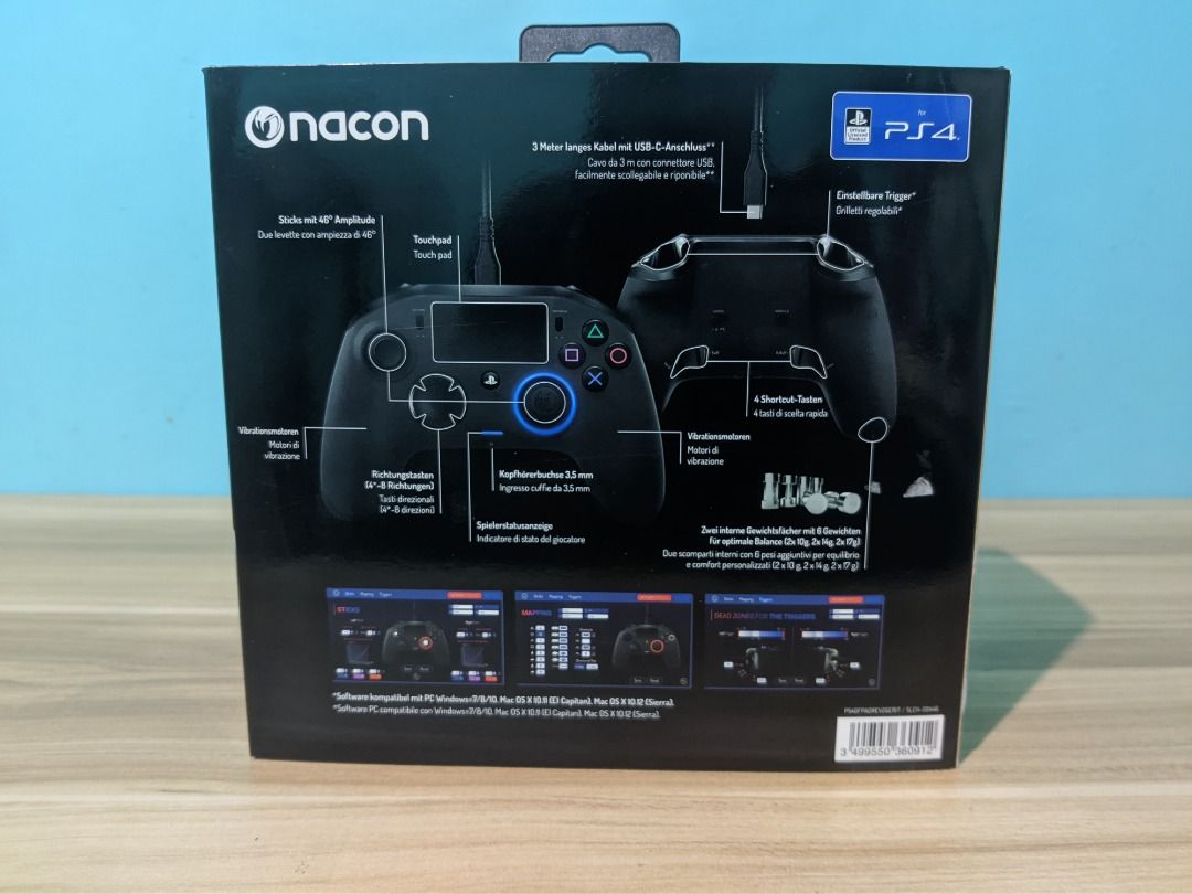 Nacon Revolution Pro Controller Version 2 (Black), Video Gaming, Gaming ...