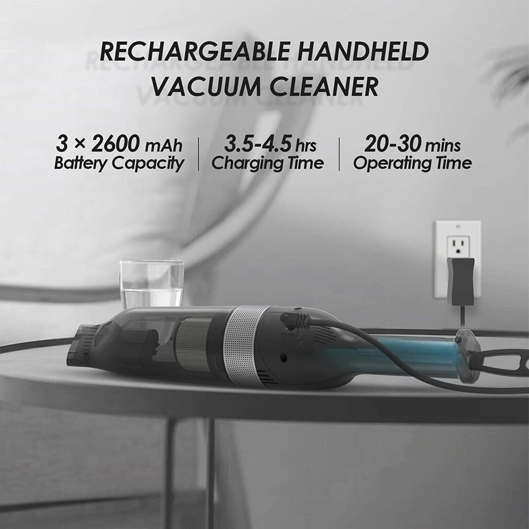New Arrival! NOVETE Handheld Vacuums Cordless, Mini Powerful Compact