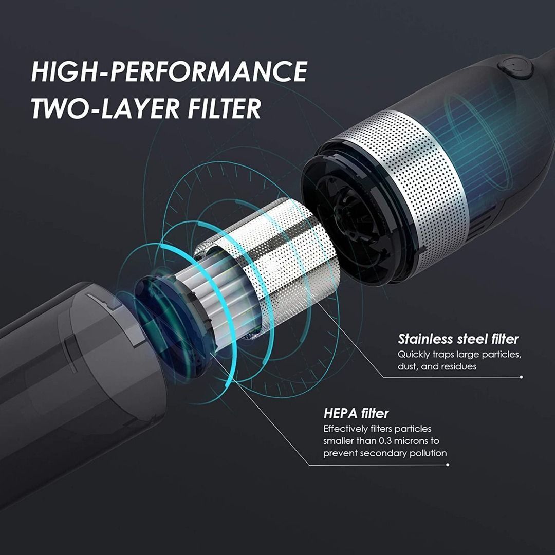 New Arrival! NOVETE Handheld Vacuums Cordless, Mini Powerful Compact