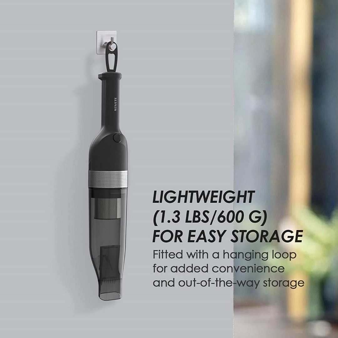 New Arrival! NOVETE Handheld Vacuums Cordless, Mini Powerful Compact