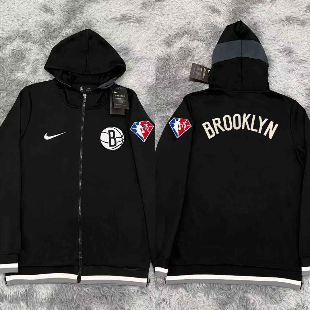 Nike NBA Basketball Nets 2022 Season Training Jacket