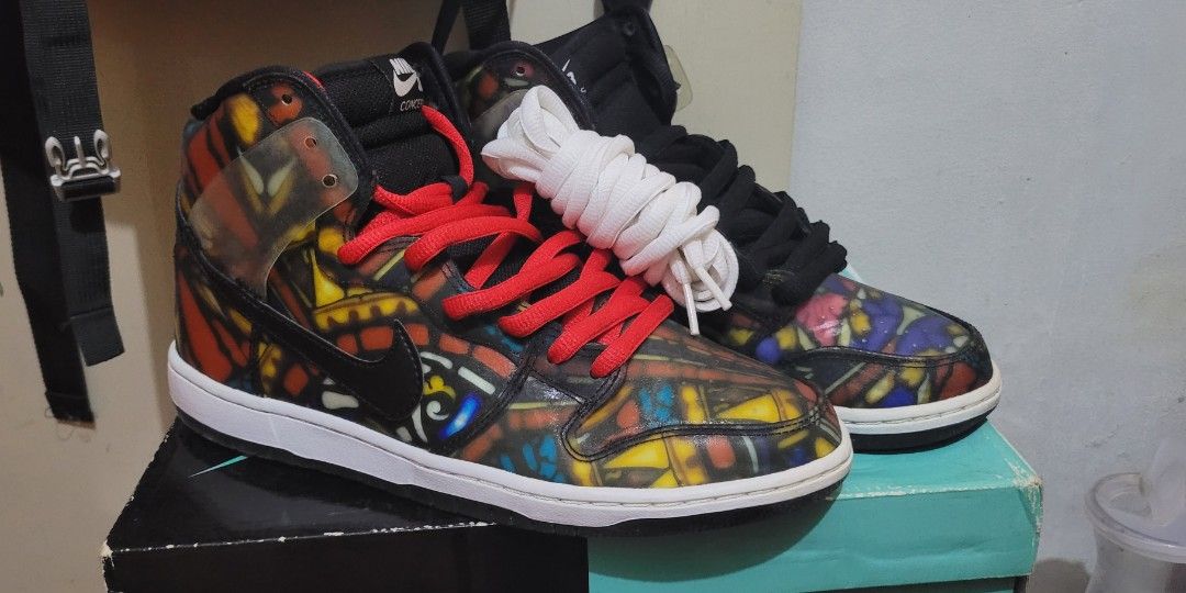 Nike SB Dunk High Stained Glass Concepts Men s Fashion