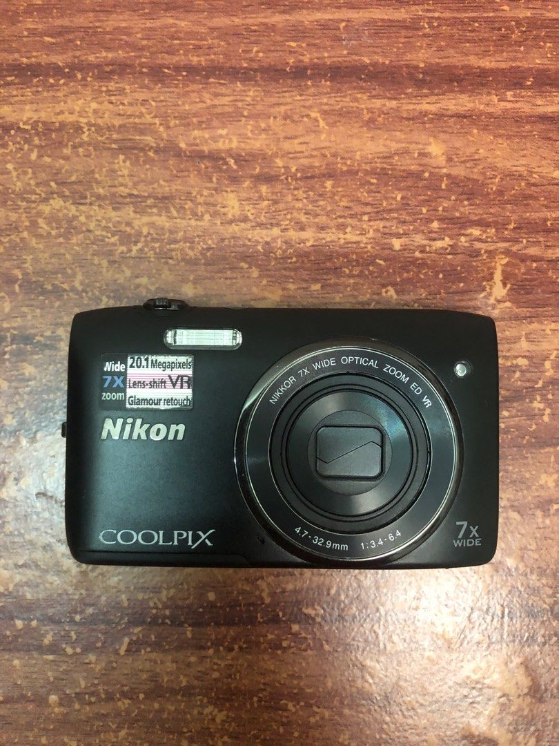 Nikon Coolpix S3500 Digital Camera 20.1MP, Photography, Cameras on Carousell