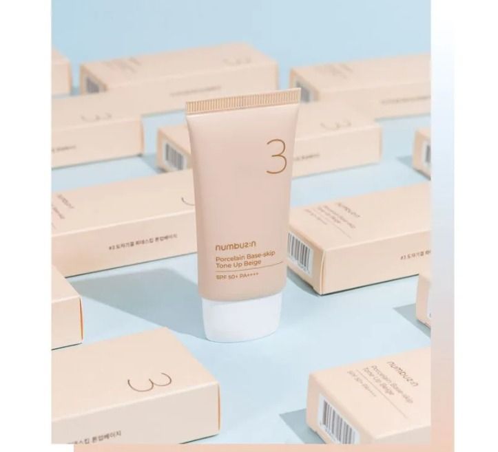 numbuzin - No. 3 陶瓷肌美妝素顏霜Beige - No. 3 Porcelain Base-Skip