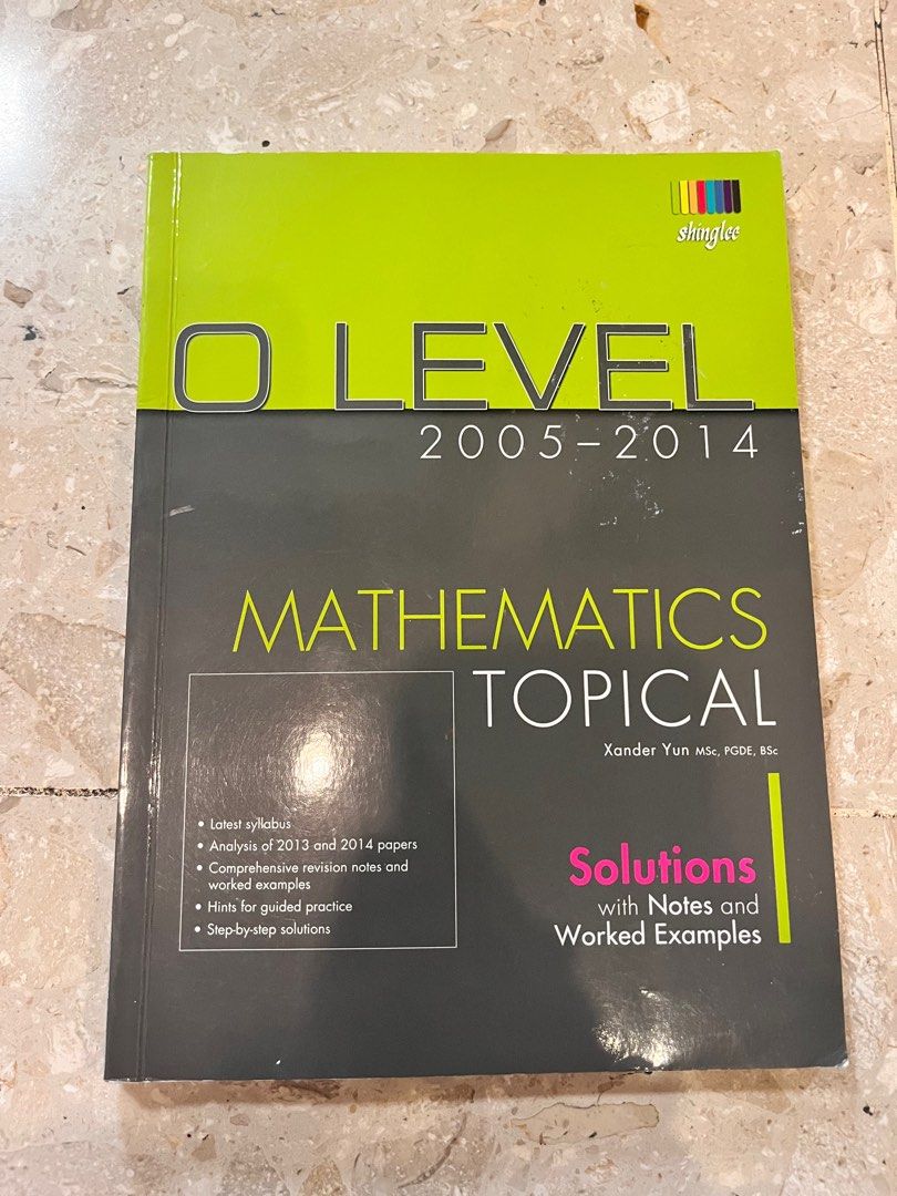 O Level Mathematics, Hobbies & Toys, Books & Magazines, Assessment ...