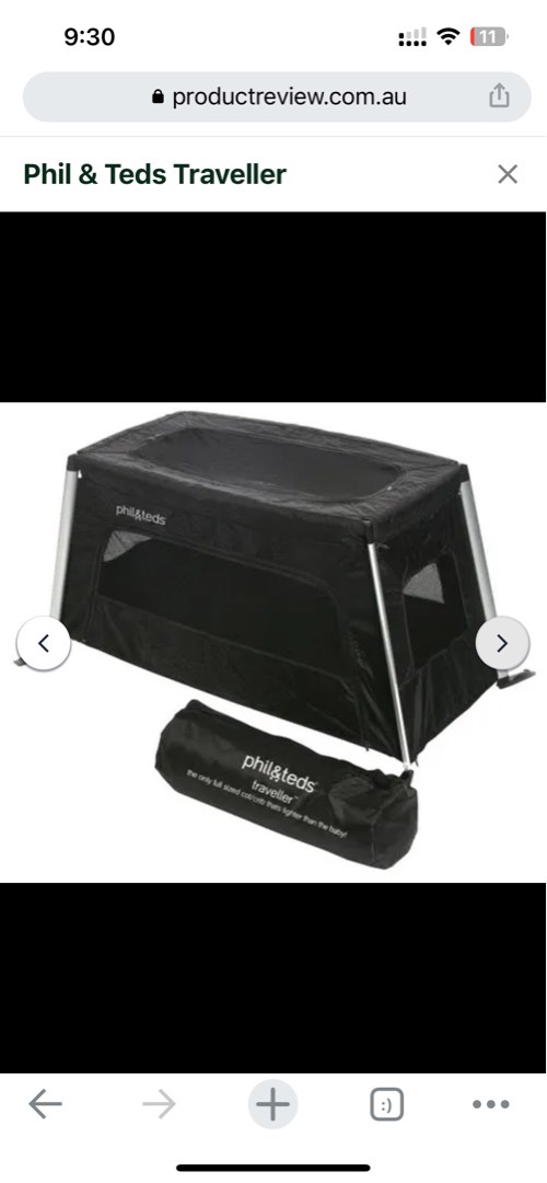 Phil & Teds Travel Cot, Babies & Kids, Baby Nursery & Kids Furniture