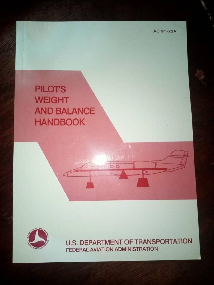 PILOTS WEIGHT AND BALANCE, Hobbies & Toys, Books & Magazines