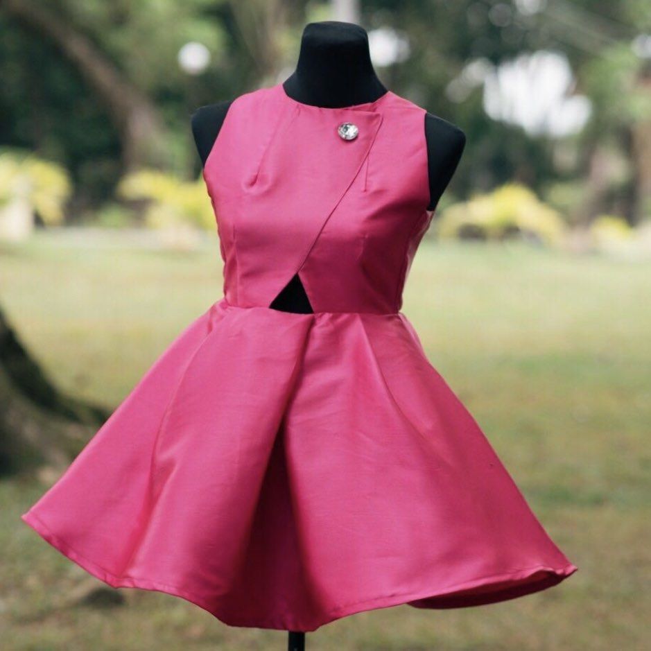 strapless open back dress Short Pink A-Line Homecoming Dress with Ribbon Waist– PromGirl main image 1
