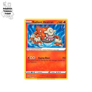 radiant heatran pokemon card price Amazon.com: Radiant Heatran - 027/189 - Radiant Rare - Sword & Shield