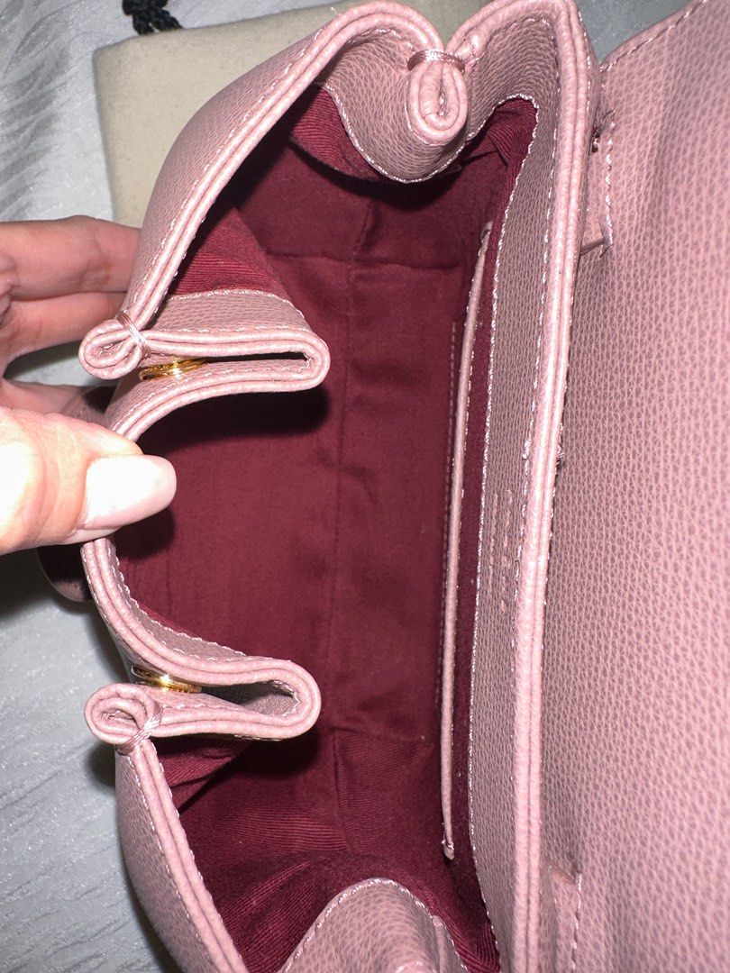 Polène  Bag - Numéro Un Nano - Lilac Textured Leather