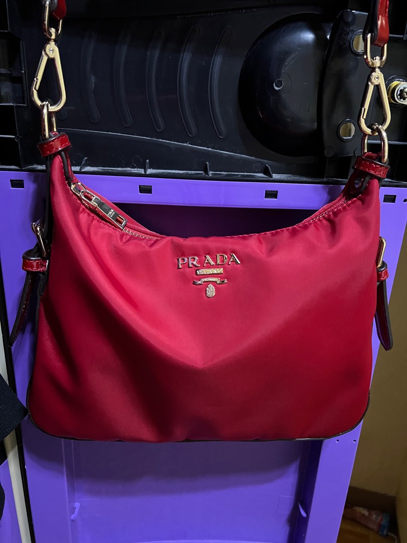 Prada sling bag red store