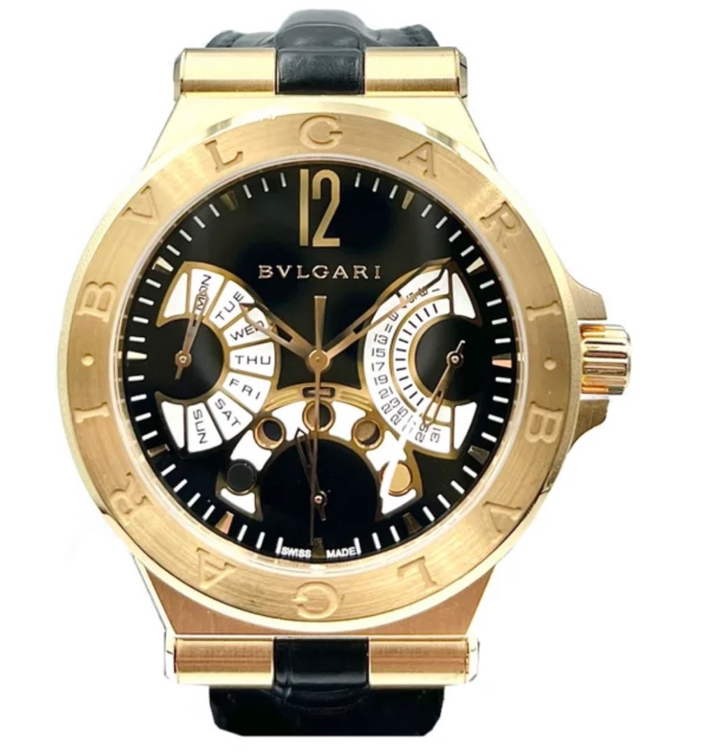 Pre-Owned Bvlgari Diagono Retro Day Date , Luxury, Watches on Carousell