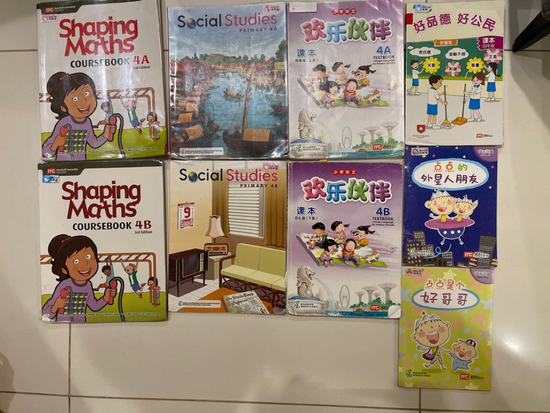 Primary 4 textbooks, Hobbies & Toys, Books & Magazines, Textbooks on ...