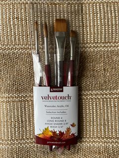 Princeton  Velvetouch watercolor brush set