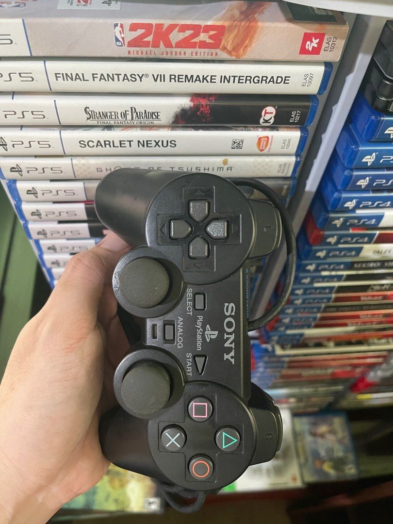 PS2 with Box, Games, and LevelHike HDMI Cable, Video Gaming, Video Game ...