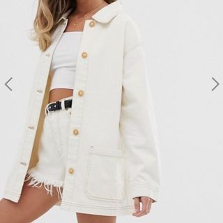 Pull & Bear Button Down Denim Jacket