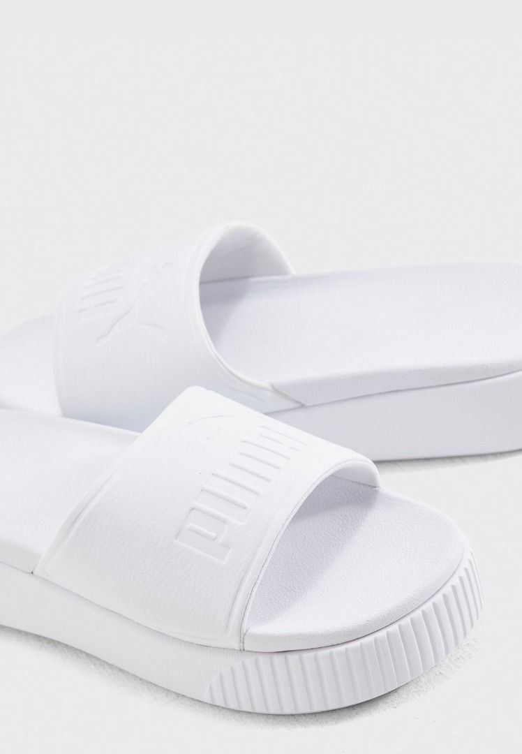 Puma PLATFORM SLIDE WNS SNEAKERS Women s Fashion Footwear Flats Sandals on Carousell