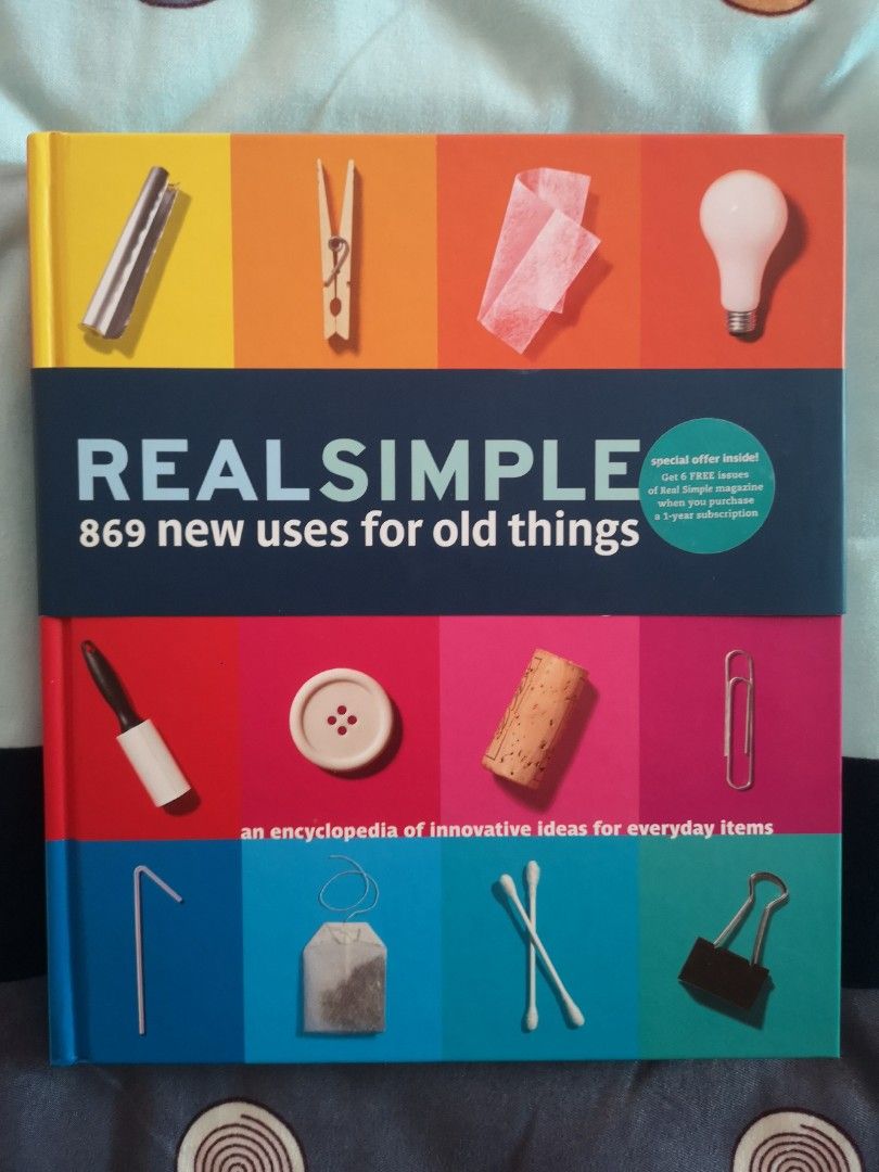 REAL simple 869 new uses for old things, Hobbies & Toys, Books