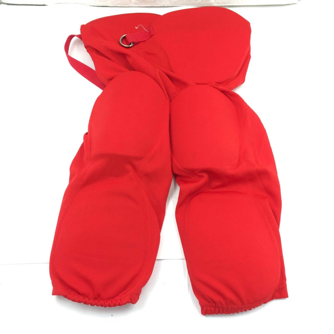 RIDDELL Adult Integrated Football Knee Pants (Medium/ Red), Sports