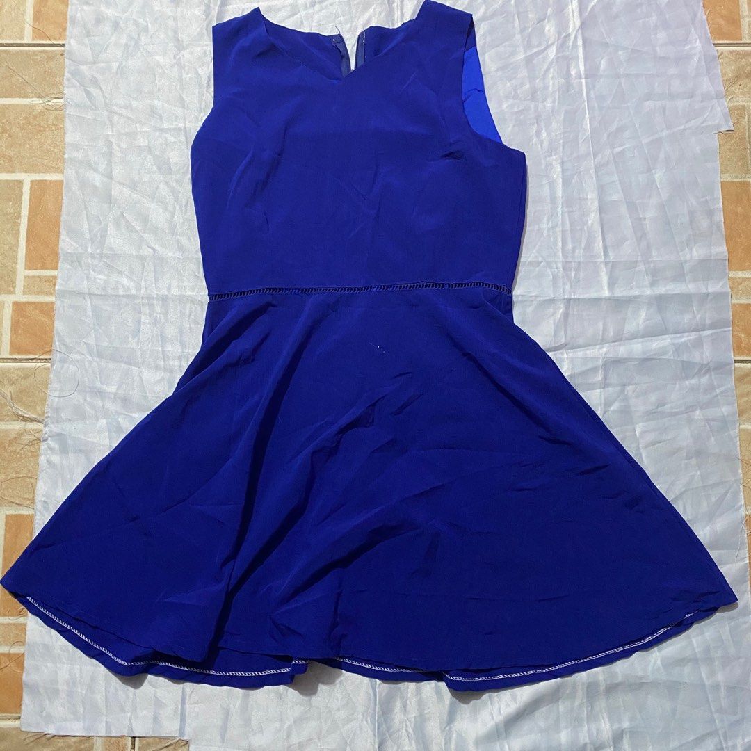 princess polly baby blue dress Women's Blue Linen Dresses