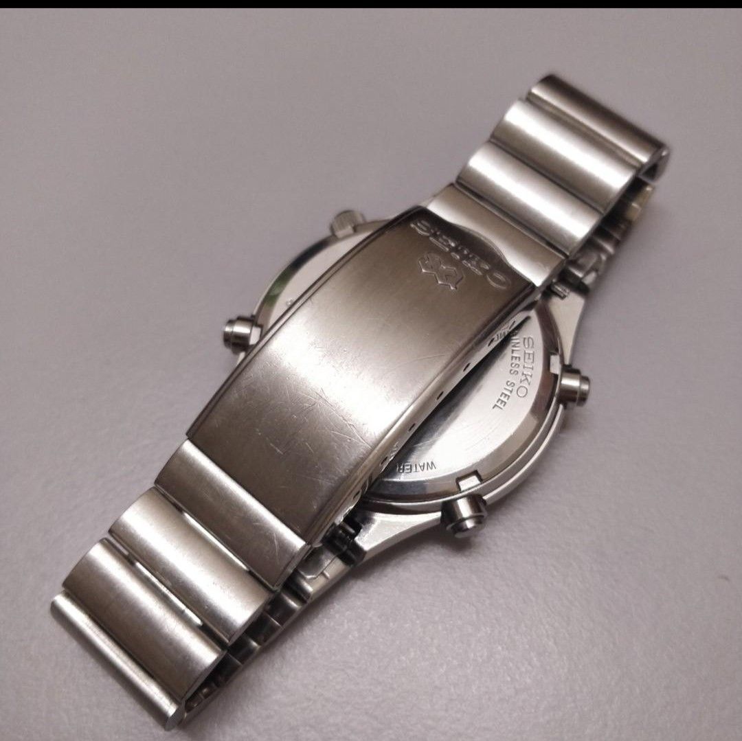 Montre Seiko 7A38-7270 Chronographe Quartz Jour/Date 1987 - Rare - Révisée