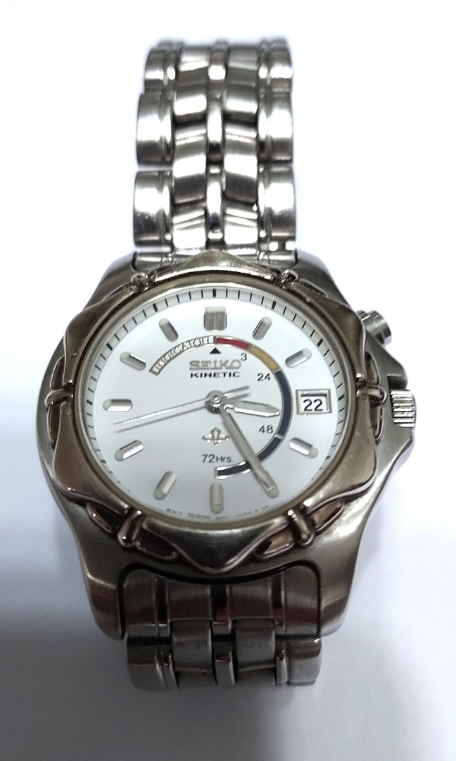 Seiko Kinetic Watch, 女裝, 手錶及配件, 手錶- Carousell