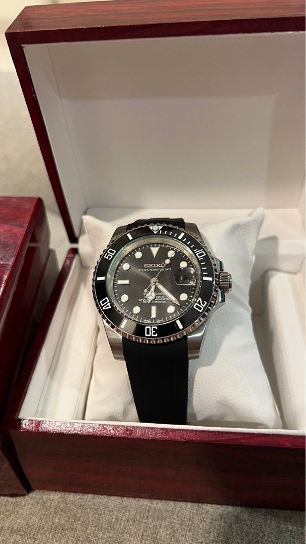 seiko mod rolex yacht master, Men's Fashion, Watches & Accessories, Watches  on Carousell
