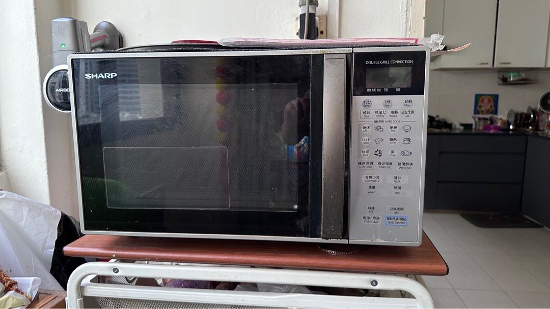 sharp jet convection double grill microwave