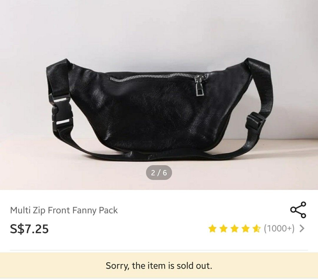 Front best sale fanny pack