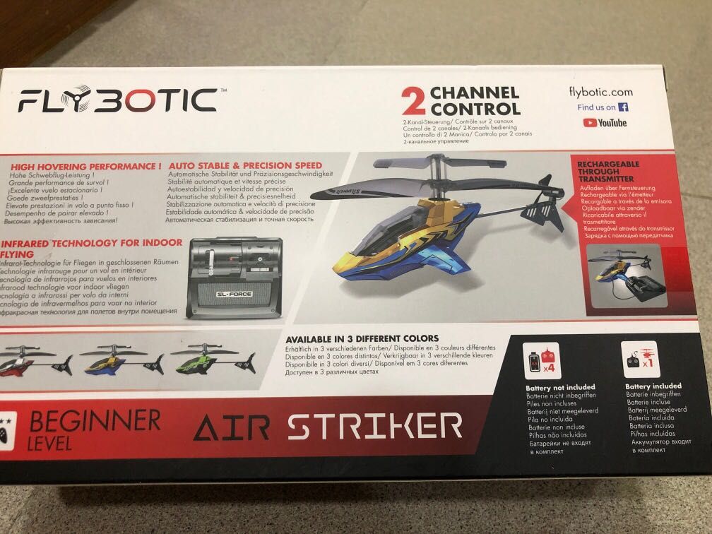 Infrared air striker radio controlled helicopter clearance