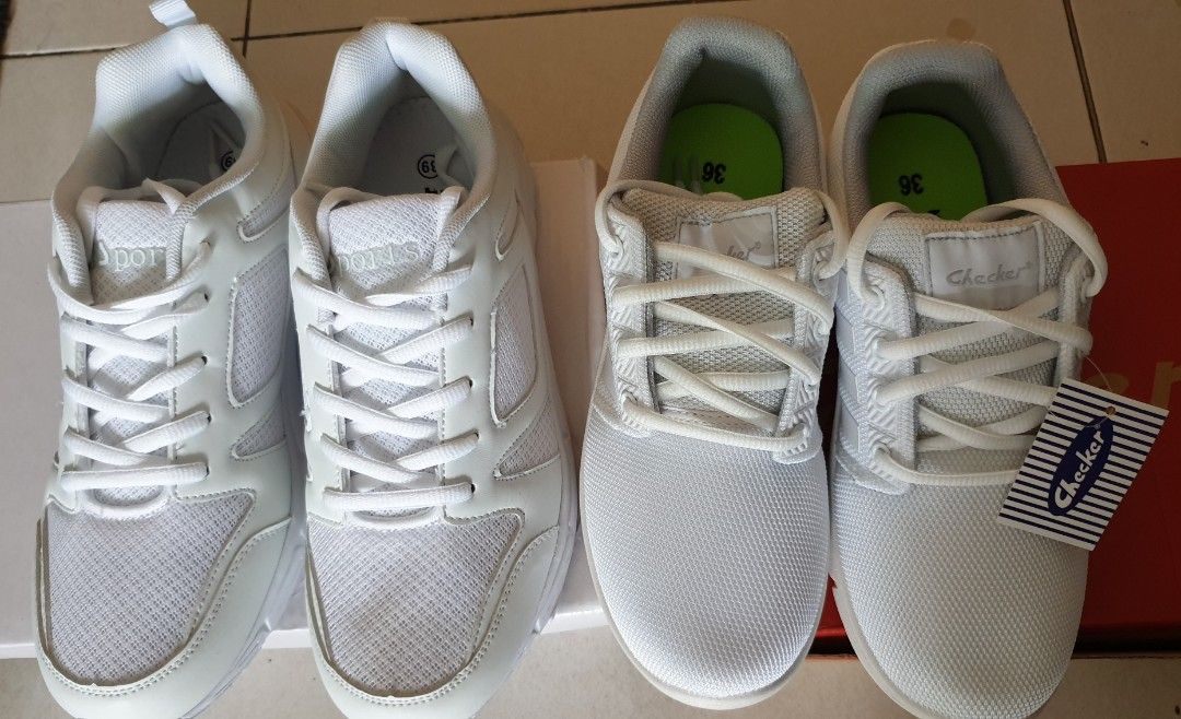 White school cheap shoes polish