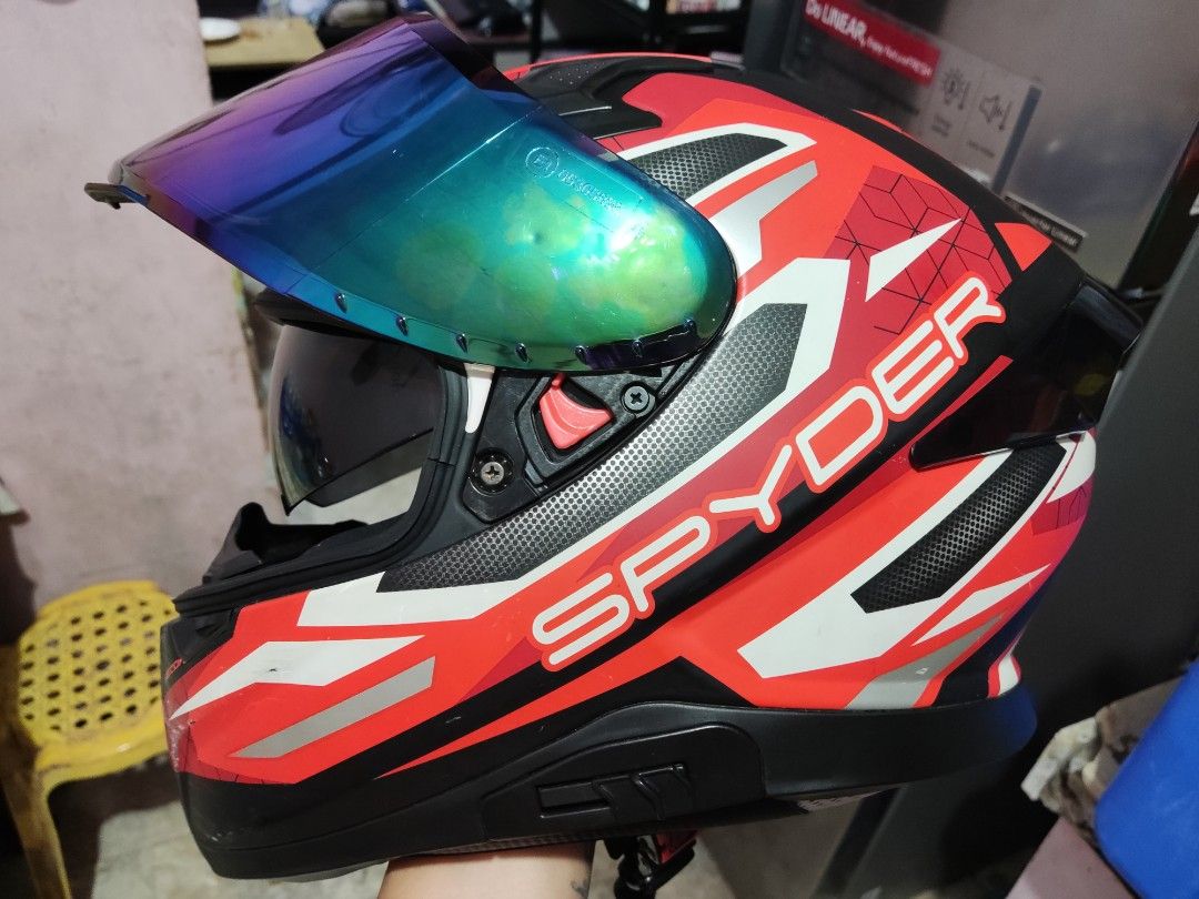 Spyder recon clearance 2 matte red