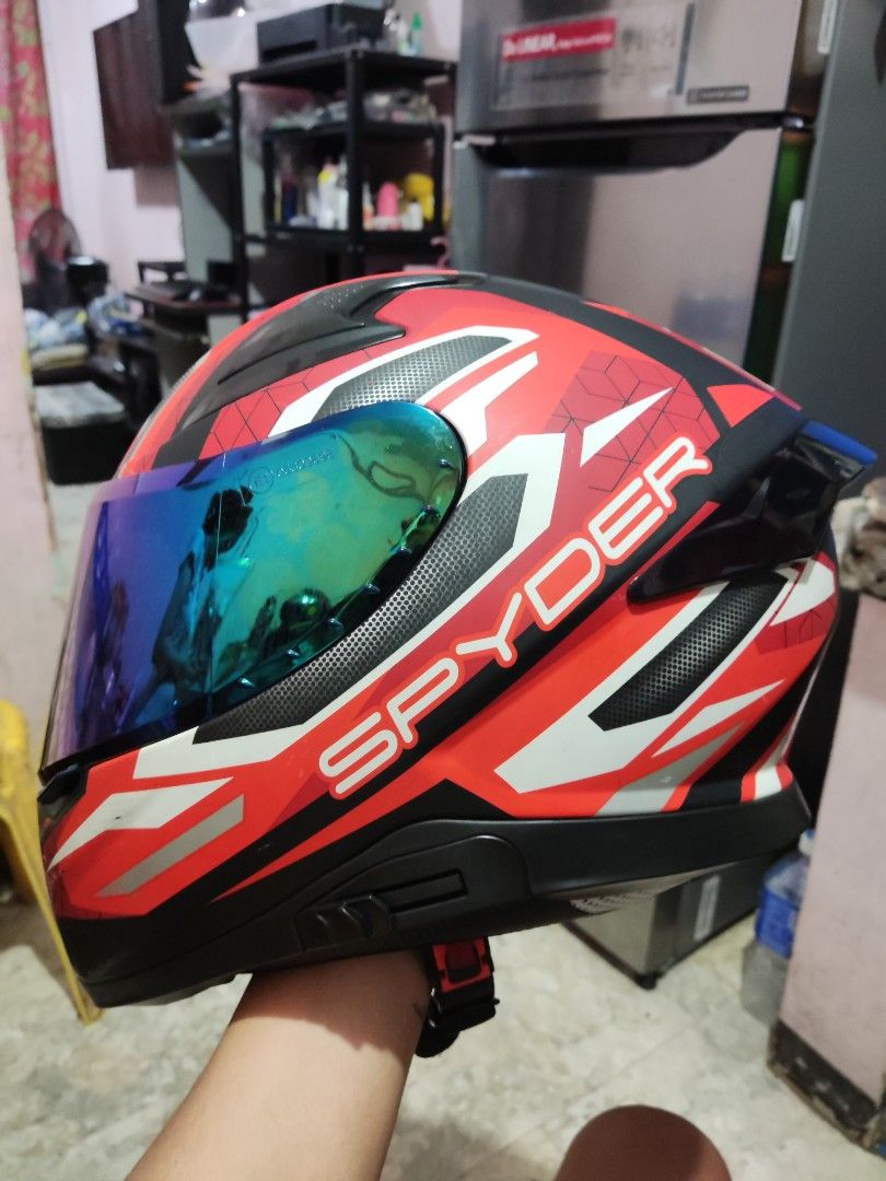 Spyder recon 2 matte red 2025
